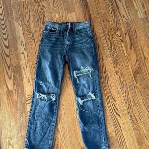 BDG urban outfitters slim straight black jeans SIZE 25